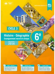 Hist.-Géo.-EMC 6e 2016 - manuel numérique élève - Adoptant papier