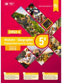 Hist.-Géo.-EMC 5e 2016 - manuel numérique élève - 5 ans - Adoptant papier