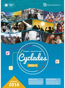 Cyclades 2016 - Français Cycle 4 - manuel numérique élève