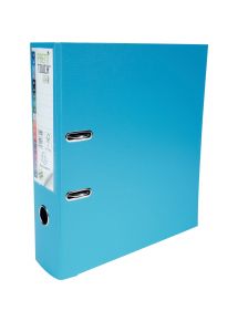 Classeur à levier PREM'TOUCH format A4+, dos 8 cm, bleu clair