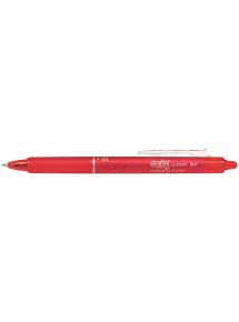 Stylo roller pointe moyenne métal Frixion Clicker 07, écriture 0,35mm, rouge