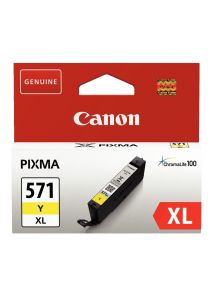 Cartouche jet d'encre Canon CLI-571XL jaune 0334C001AA