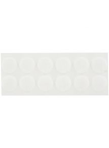 Pochette pastilles de Velcro super adhésif blanc  24 pastilles males et 24 pastilles femelles