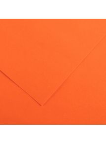 Paquet de 10 feuilles Colorline 50x65 cm 150 g orange
