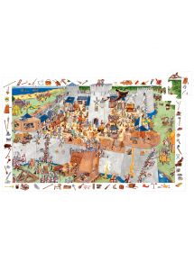 Puzzle d'observation 100 pièces, le château fort