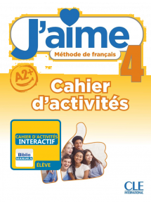 J'aime 4 - Cahier d'activités - Manuel numérique élève - Abonnement 1 an