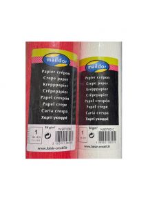Rouleau de papier crépon décor 10mx0,70m, lot de 2