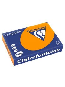 Papier Trophée A3 160g, clémentine, ramette de 250 feuilles