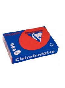 Papier Trophée A3 80g, rouge groseille, ramette de 500 feuilles