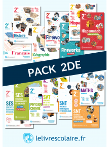 Pack 2de - manuels numériques élève (9 manuels et 2 cahiers) - Adoptant papier