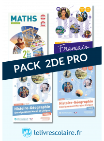 Pack 2de Bac pro - manuels numériques élève (3 manuels et 1 cahier) - Adoptant papier