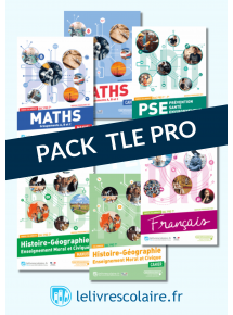 Pack Tle Bac pro - manuels numériques élève (4 manuels et 2 cahiers) - 5 ans - Adoptant papier