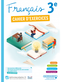 Cahier Français 3e 2021  - manuel numérique élève - 5 ans