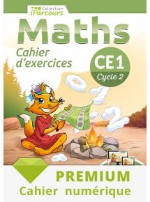 Cahier numérique iParcours maths CE1 - 2023 - Abonnement Premium non adoptant 
