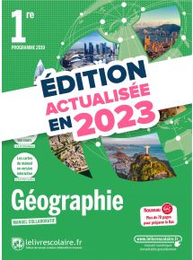 Géographie 1re 2019 (MAJ 2023) - manuel numérique élève - 5 ans