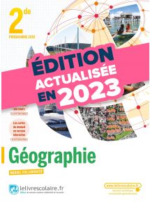 Géographie 2de 2019 (MAJ 2023) - manuel numérique élève - Adoptant papier