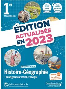 Histoire-Géographie-EMC 1re 2019 (MAJ 2023) - manuel numérique élève - Adoptant papier