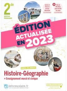 Histoire-Géographie-EMC 2de 2019 (MAJ 2023) - manuel numérique élève - 5 ans