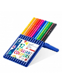 Boite chevalet de 12 crayons de couleur Ergosoft