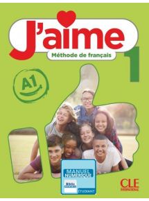 J'aime 1 - Livre de l'élève - Manuel numérique élève - Abonnement 1 an