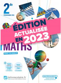 Mathématiques 2de 2019 (MAJ 2023) - Manuel Numérique Premium - 5 ans - Adoptant papier