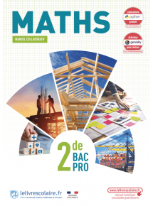 Mathématiques 2de Bac pro 2023 - manuel numérique élève - Adoptant papier