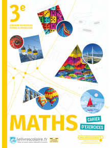 Cahier Maths 3e 2021 - manuel numérique élève - 5 ans - Adoptant papier