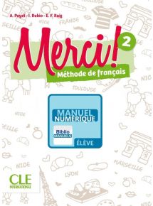 Merci 2 - 2017 - Manuel numérique élève - Abonnement 1 an