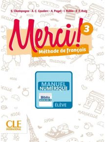 Merci 3 - 2017 - Manuel numérique élève - Abonnement 1 an