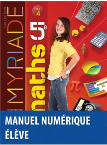 Myriade - Mathématiques 5e - Licence élève