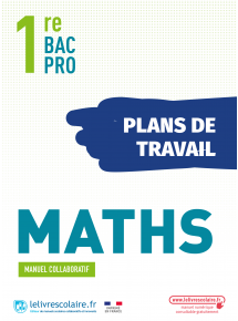 Plans de travail Mathématiques 1re - Pro - licence 1 an