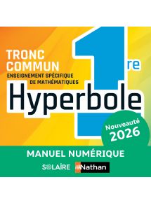 Hyperbole 1re - Tronc commun | Mathématiques