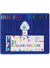 Boite chevalet de 24 crayons de couleur Ergosoft