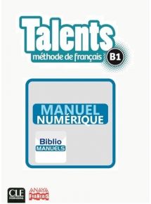 Talents B1 - 2018 - Manuel numérique élève - Abonnement 1 an