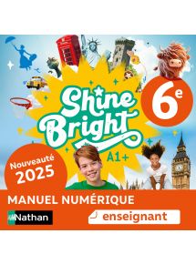 Shine Bright 6e 2025 MN enseignant 5 ans payant