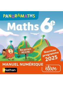 Panoramaths 6e (2025) - Licence élève