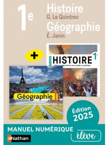 Histoire-Géographie 1re - Le Quintrec/Janin (2025) - Tarif non-adoptant 5 ans