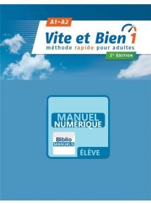 Vite et bien 1 - 2019 - Manuel numérique élève - Abonnement 1 an